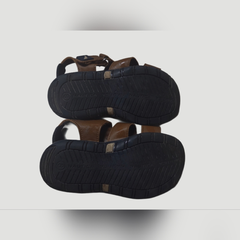 Nautica Boys Leather Sandals 8c - Picture 3 of 3